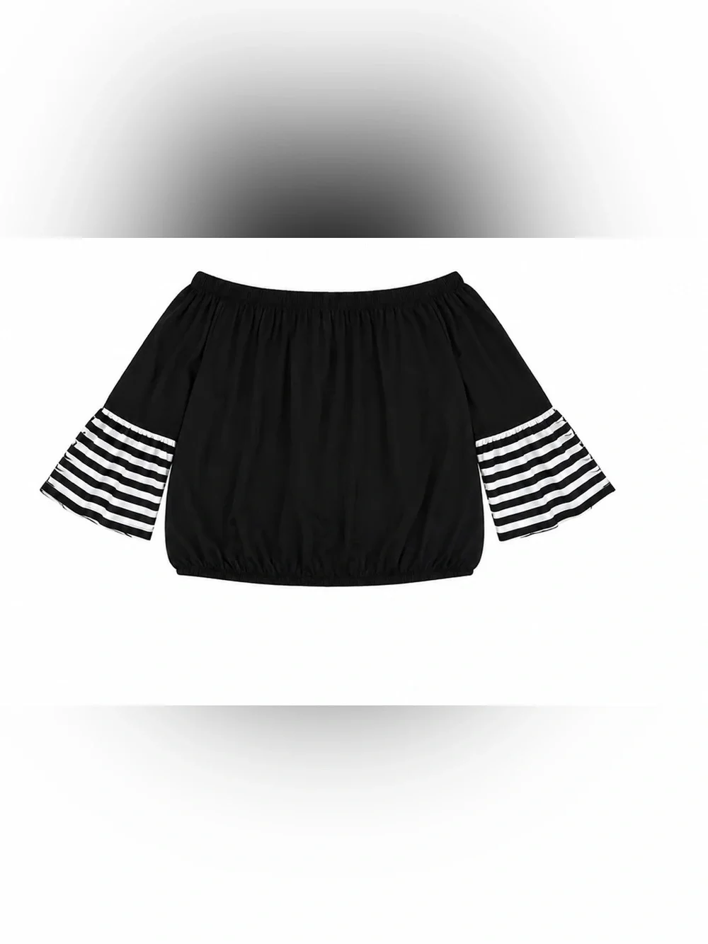Michael Kors Women's Off-the-Shoulder Bell Sleeve Blouse - Size Large